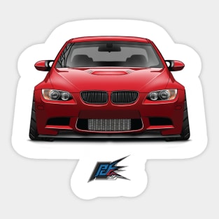 bmw m3 v8 red Sticker